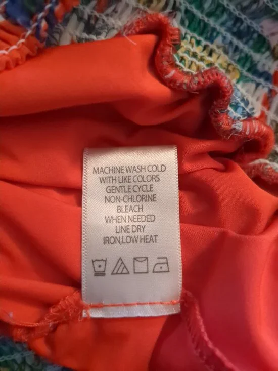 M Flowered Blouse / Top with Split Sleeves - Picture 14 of 14